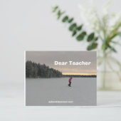 Chères cartes d'enseignant (Debout devant)