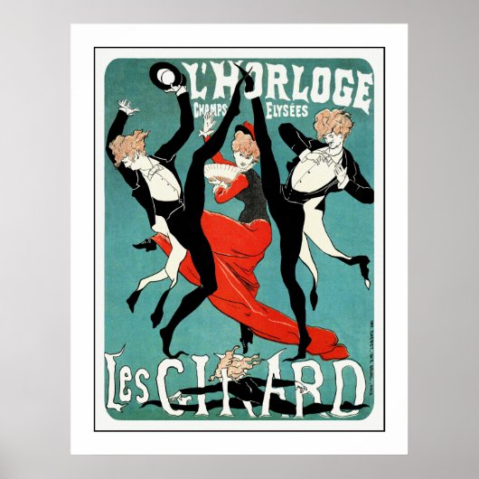Cheret Art Nouveau Poster : Les Girard (Devant)