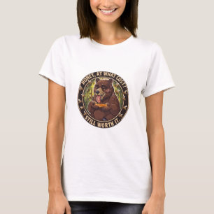 Chéri, à quel prix ? T-shirt drôle d'ours piqué pa