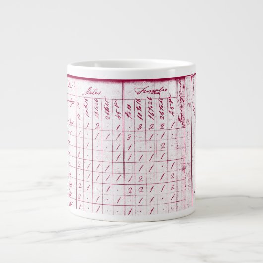 Chéri. John Adams, 2ème président, 20oz. Tasse (Devant)