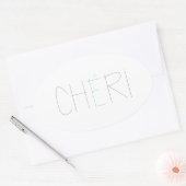 CHERI OVALE STICKER (Envelop)