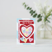 Chérie Candy classe Valentine's Day Cartes (Debout devant)