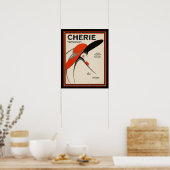 "Cherie" Déco Foxtrot Sheet Music Imprimer 16 x 20 (Cuisine)