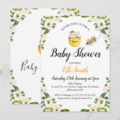 Chérie Maman à être Baby shower Invitation (Devant / Derrière)