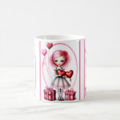 Chérie Valentine fille café Mug (Centre)