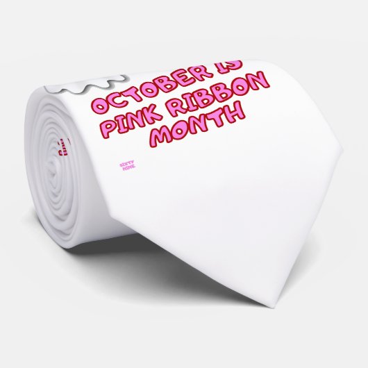 "CHERISCH THE BOO BEES" grappig roze lint Stropdas (Opgerold)