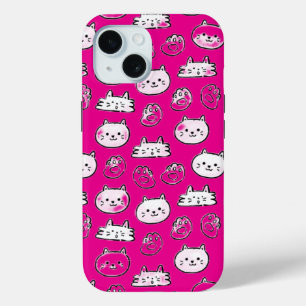Cherish Memories: Your Beloved Cat iPhone 15 Hoesj