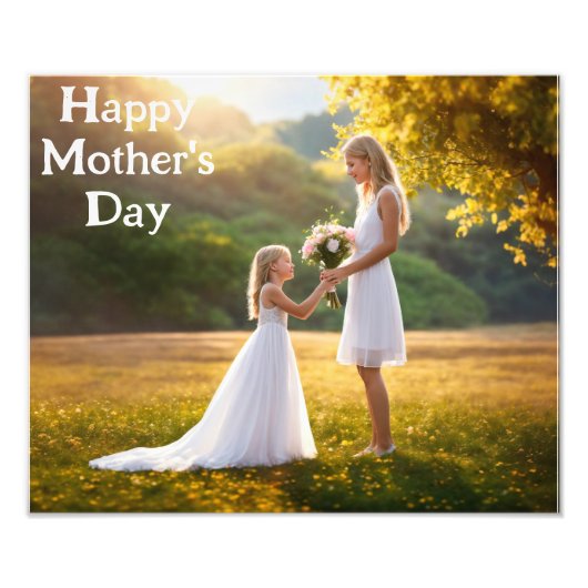 Cherish Mom with Our Stunning Mother's Day Poster (Devant)