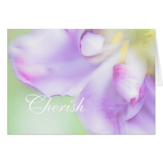 Cherish Note Kaart (Voorkant Horizontaal)