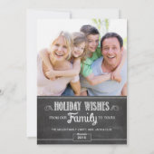 Cherish the Season Feestdagenkaart (Achterkant)