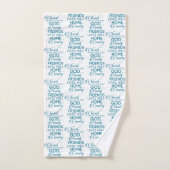 Cherish What matter Blauwgroen Bad Handdoek (Handdoek)