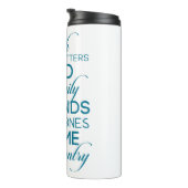 Cherish What matter Blauwgroen Thermosbeker (Geroteerd rechts)