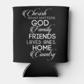 Cherish What Matters Blikjeskoeler (Voorkant)