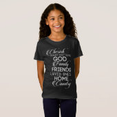 Cherish What Matters T-shirt (Voorkant volledig)