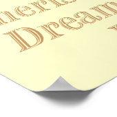 Cherish yellow poster (Hoek)