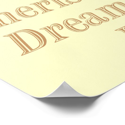 Cherish yellow poster (Hoek)