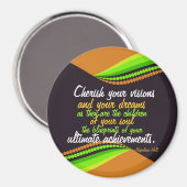 Cherish Your Dream Inspirerend Magnet Magneet (Voorkant / Achterkant)