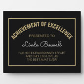 CHERISHED Cadeau! Aangepast beste BEDRAG-plaatje Fotoplaat (Voorkant)