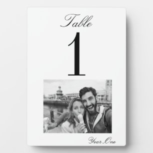 Cherished Moments Trouwtafel nummer Kaart (5x7) Fotoplaat