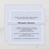 Cherned Blue - Religieuze Uitnodiging (Voorkant / Achterkant)