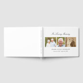 Cherned Memories EDITABLE COLOR Funeral Memorial Gastenboek (Volledig)