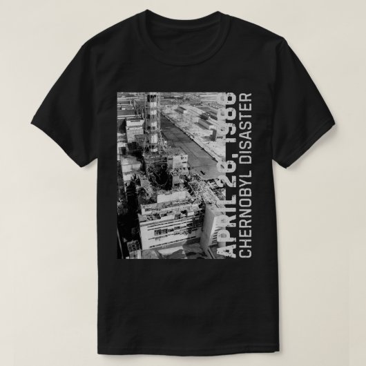 Chernobyl Disaster 1986 T-shirt (Design voorkant)