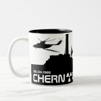 Chernobyl Mug / Tasse Tweekleurige Koffiemok