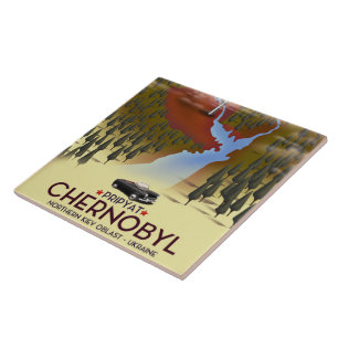 Chernobyl, Pripyat, Oekraïne Reisposter Tegeltje