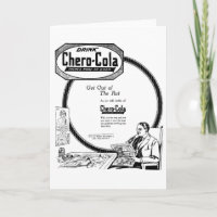 Chero-Cola  krant advertentie Kaart