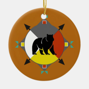 Cherokee Beer four Direction Ornament