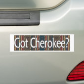 Cherokee Bumpersticker (Op auto)