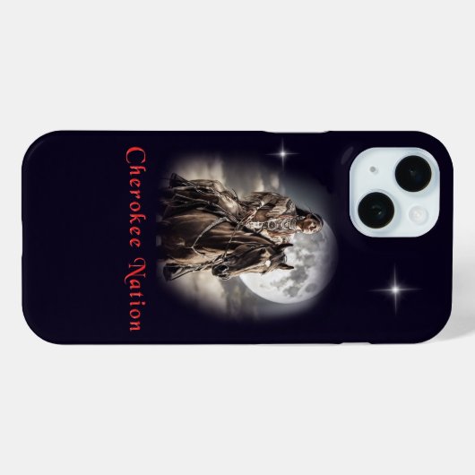 Cherokee Case-Mate iPhone Case (Achterkant (horizontaal))