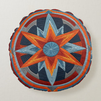 Cherokee Compass Rond Kussen