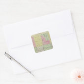 Cherokee County Vierkante Sticker (Envelop)