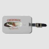 Cherokee door bloed bagagelabel (Voorkant (horizontaal))