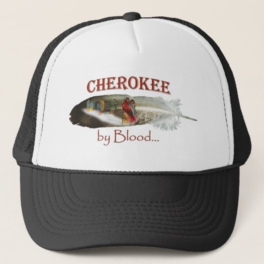 Cherokee door bloed trucker pet (Voorkant)