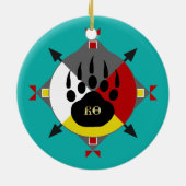 Cherokee Four Directions Beer Ornament (Achterkant)