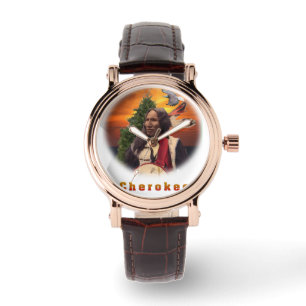 Cherokee Indian Horloge