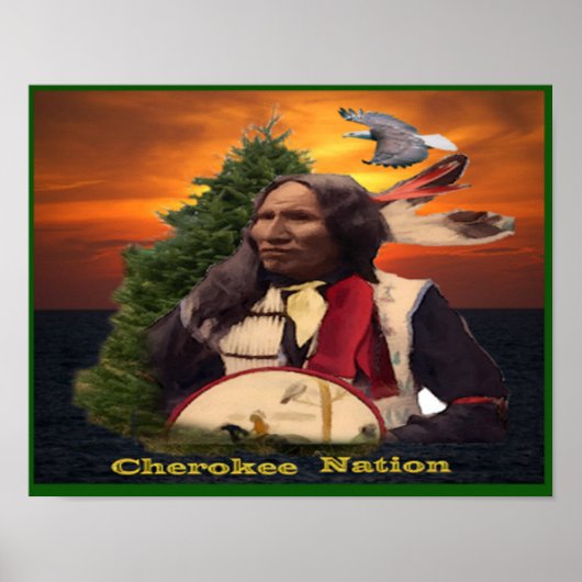 Cherokee Indian poster (Voorkant)
