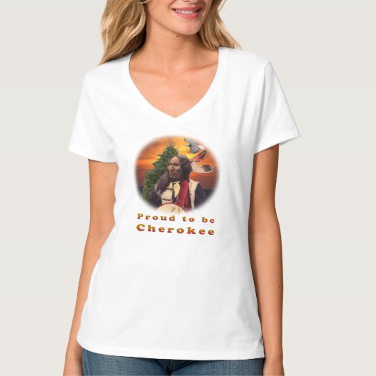 Cherokee Indian t-shirts (Voorkant)