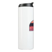 Cherokee Lake Tennessee Red Sunrise Thermosbeker (Gedraaid links)