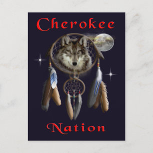 Cherokee natie briefkaart