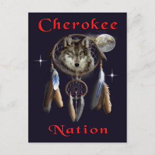 Cherokee natie briefkaart