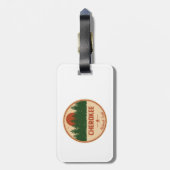 Cherokee National Forest Bagagelabel (Achterkant verticaal)