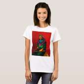 Cherokee Native American Pop Art T-shirt (Voorkant volledig)