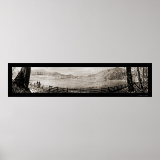 Cherokee NC Indian Reservation Photo 1909 Poster (Voorkant)