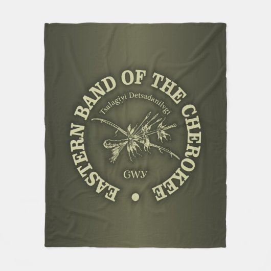 Cherokee (oostelijke band) fleece deken (Voorkant)
