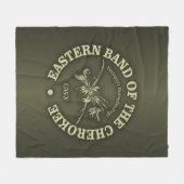 Cherokee (oostelijke band) fleece deken (Voorkant (Horizontaal))