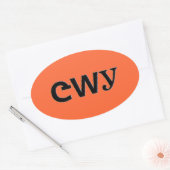 Cherokee Ovale Sticker (Envelop)