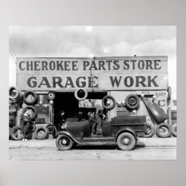 Cherokee Parts Store, 1936.  foto Poster